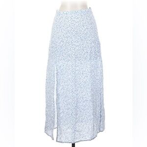 H&M Floral Blue and White Women's Skirt